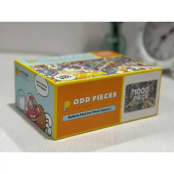1000 piece Odd Pieces jigsaw puzzle Turbo 3000 by 3Land Studio mystery game - Picture 2 of 4